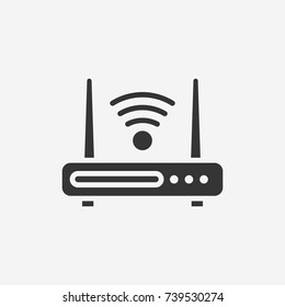 Router Icon Illustration Isolated Vector Sign Symbol