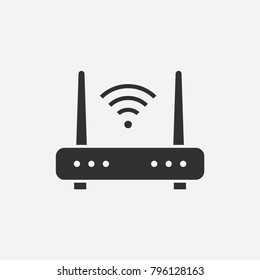 Router icon illustration isolated vector sign symbol