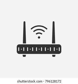 Router icon illustration isolated vector sign symbol