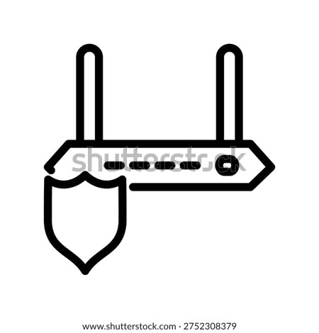 Router icon illustration vector design template