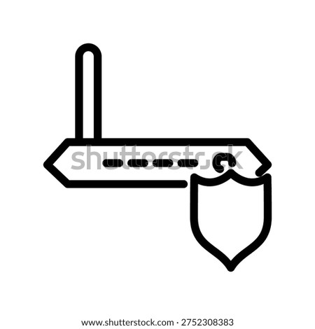 Router icon illustration vector design template