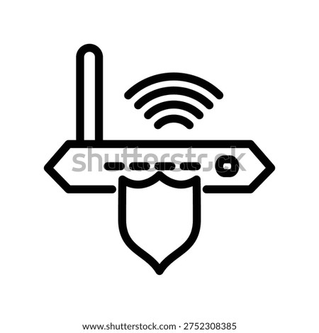 Router icon illustration vector design template