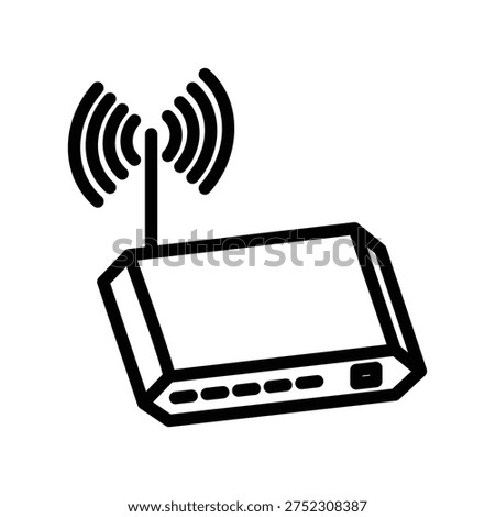 Router icon illustration vector design template