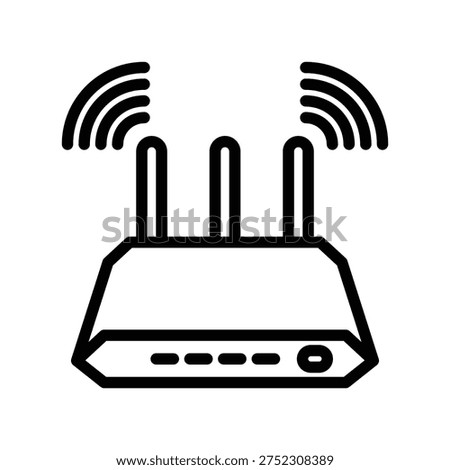 Router icon illustration vector design template