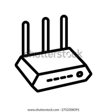 Router icon illustration vector design template