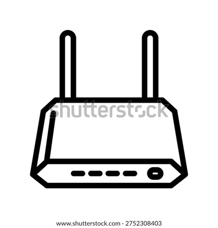 Router icon illustration vector design template