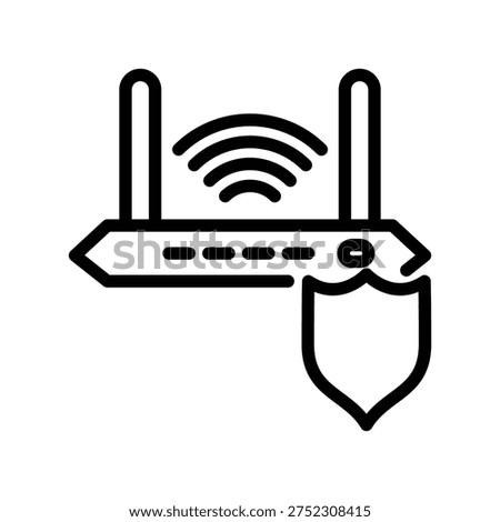 Router icon illustration vector design template
