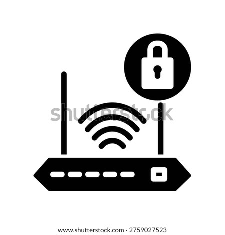 Router icon illustration vector design template