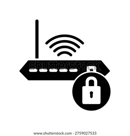 Router icon illustration vector design template