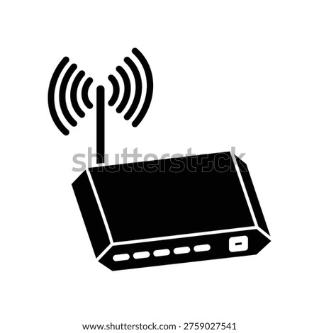 Router icon illustration vector design template