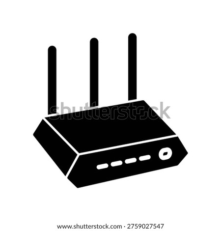 Router icon illustration vector design template