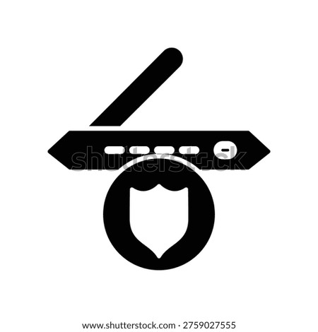 Router icon illustration vector design template