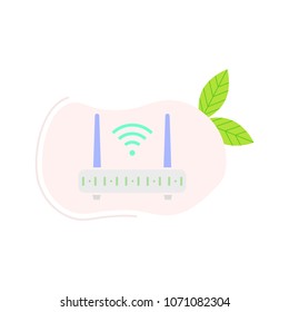 Router icon illustration vector symbol