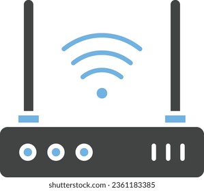 Router Icon image. Suitable for mobile application.