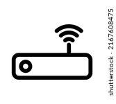 router icon or logo isolated sign symbol vector illustration - high quality black style vector icons
