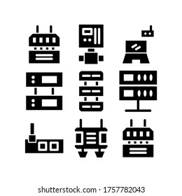 router  icon or logo isolated sign symbol vector illustration - Collection of high quality black style vector icons
