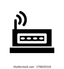 router  icon or logo isolated sign symbol vector illustration - high quality black style vector icons
