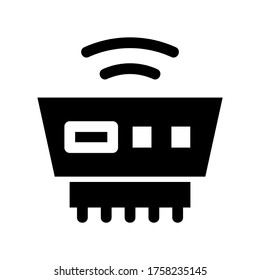 router  icon or logo isolated sign symbol vector illustration - high quality black style vector icons
