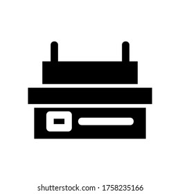 router  icon or logo isolated sign symbol vector illustration - high quality black style vector icons
