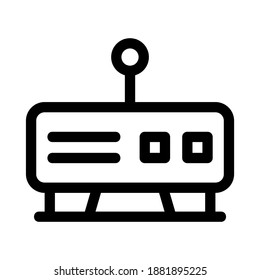 router icon or logo isolated sign symbol vector illustration - high quality black style vector icons
