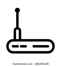 router icon or logo isolated sign symbol vector illustration - high quality black style vector icons
