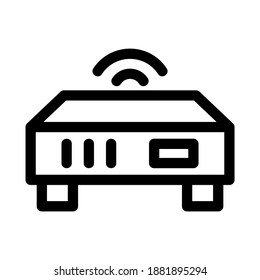router icon or logo isolated sign symbol vector illustration - high quality black style vector icons

