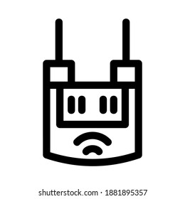 router icon or logo isolated sign symbol vector illustration - high quality black style vector icons

