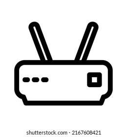 router icon or logo isolated sign symbol vector illustration - high quality black style vector icons

