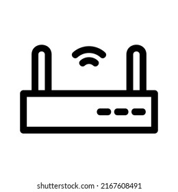 router icon or logo isolated sign symbol vector illustration - high quality black style vector icons
