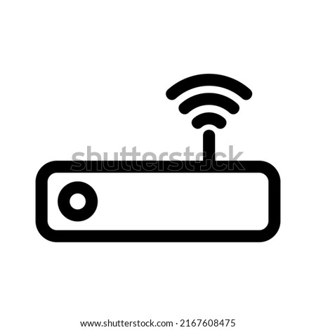 router icon or logo isolated sign symbol vector illustration - high quality black style vector icons
