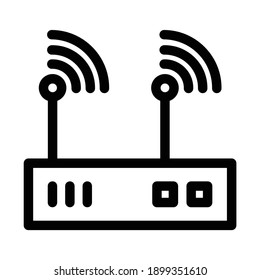 router icon on white background in EPS format