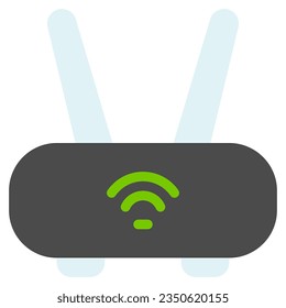 icono del router con estilo de contorno. Adecuado para el diseño de sitios web, logotipo, aplicación, interfaz de usuario y ETC.