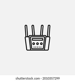 Router icon sign vector,Symbol, logo illustration for web and mobile
