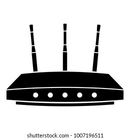 Router icon. Simple illustration of router vector icon for web