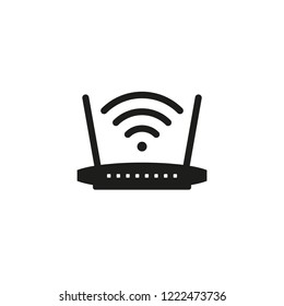 Router icon. Simple vector illustration.