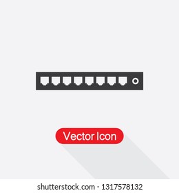 Router Icon, Switch Icon Vector Illustration Eps10