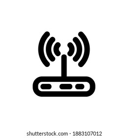 Router icon symbol illustration on white background