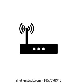 Router icon symbol vector on white background