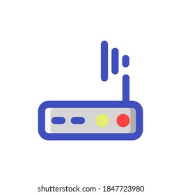 a router icon that is designed very simply