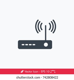 Router Icon / Vector