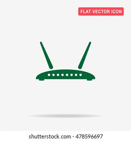 Router icon. Vector concept illustration for design.
