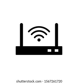 Router Icon Vector Design Template Isolated On White Background