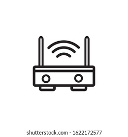 Router icon vector design template