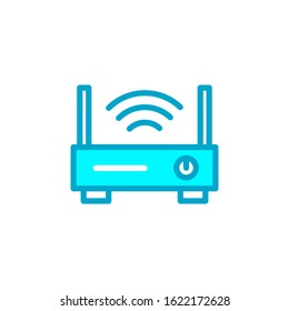 Router icon vector design template