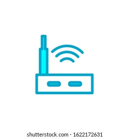 Router icon vector design template