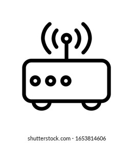 icono del router.ilustración vectorial. 07