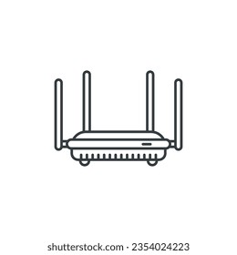 Router icon, Router vector illustration