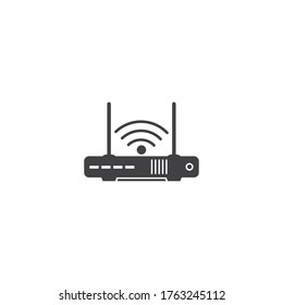 Vektorgrafik-Vektorgrafik-Design des Routers