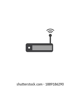 Vektorgrafik-Vektorgrafik-Design des Routers