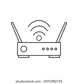 Router icon vector illustration design template
